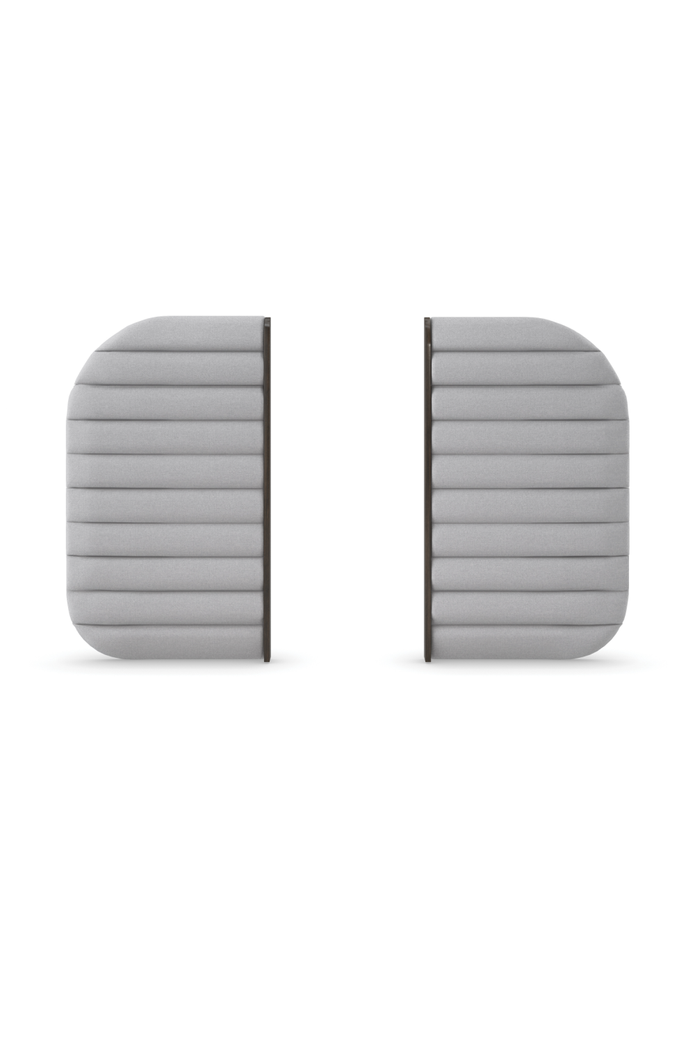   Gray Channeled Bed Side Panels | Oroa.com