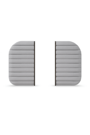   Gray Channeled Bed Side Panels | Oroa.com