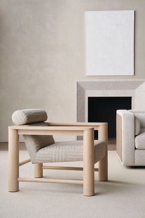   Cream Minimalist Sectional Sofa | Oroa.com