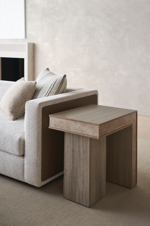   Cream Minimalist Sectional Sofa | Oroa.com