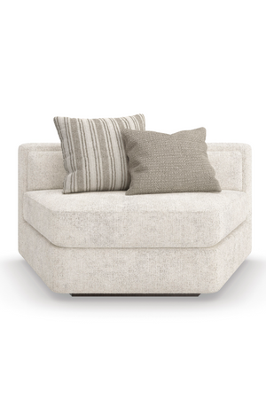   Cream Minimalist Sectional Sofa | Oroa.com