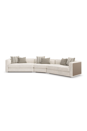   Cream Minimalist Sectional Sofa | Oroa.com