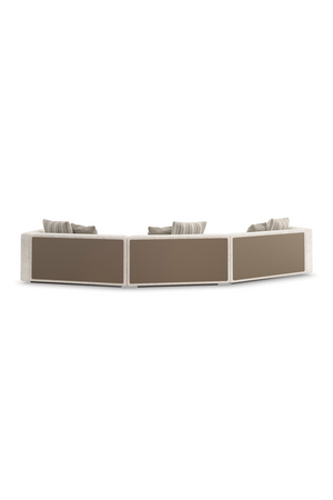   Cream Minimalist Sectional Sofa | Oroa.com