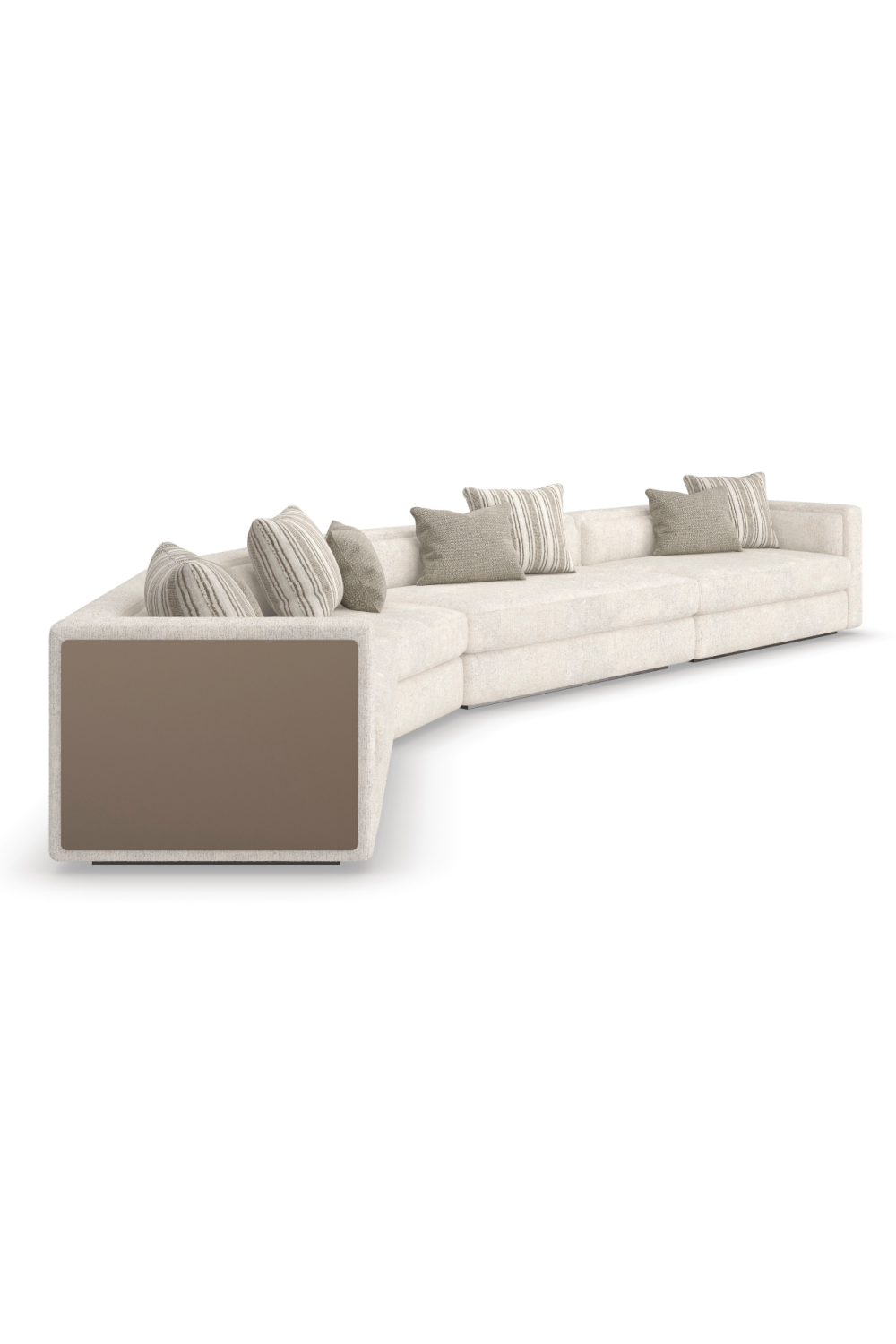   Cream Minimalist Sectional Sofa | Oroa.com