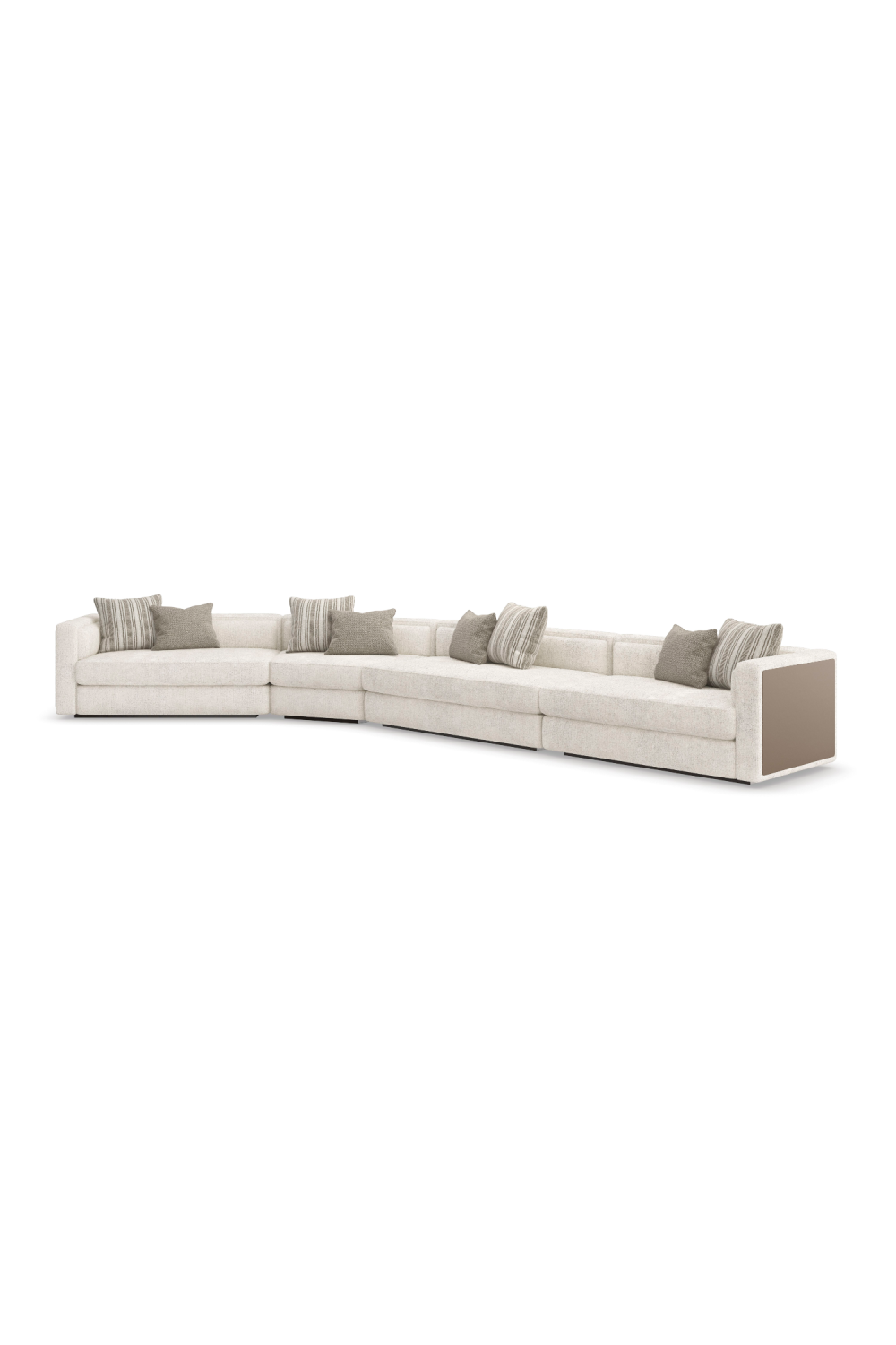   Cream Minimalist Sectional Sofa | Oroa.com