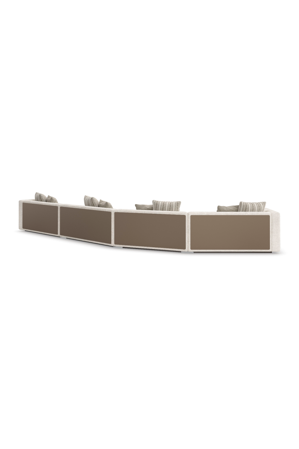   Cream Minimalist Sectional Sofa | Oroa.com