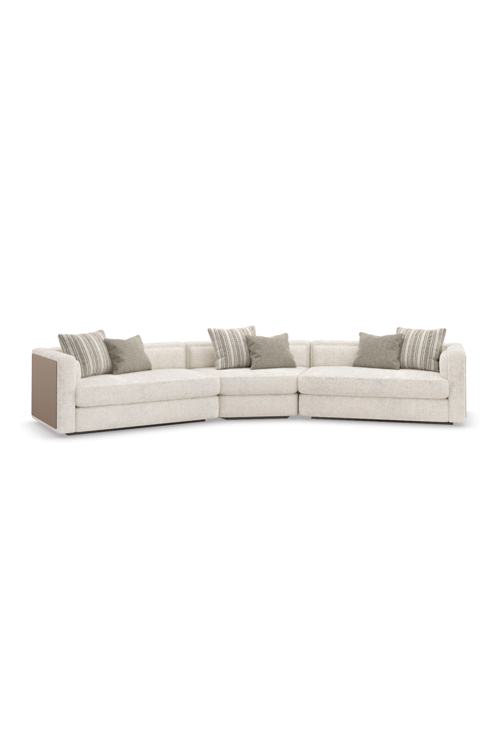   Cream Minimalist Sectional Sofa | Oroa.com