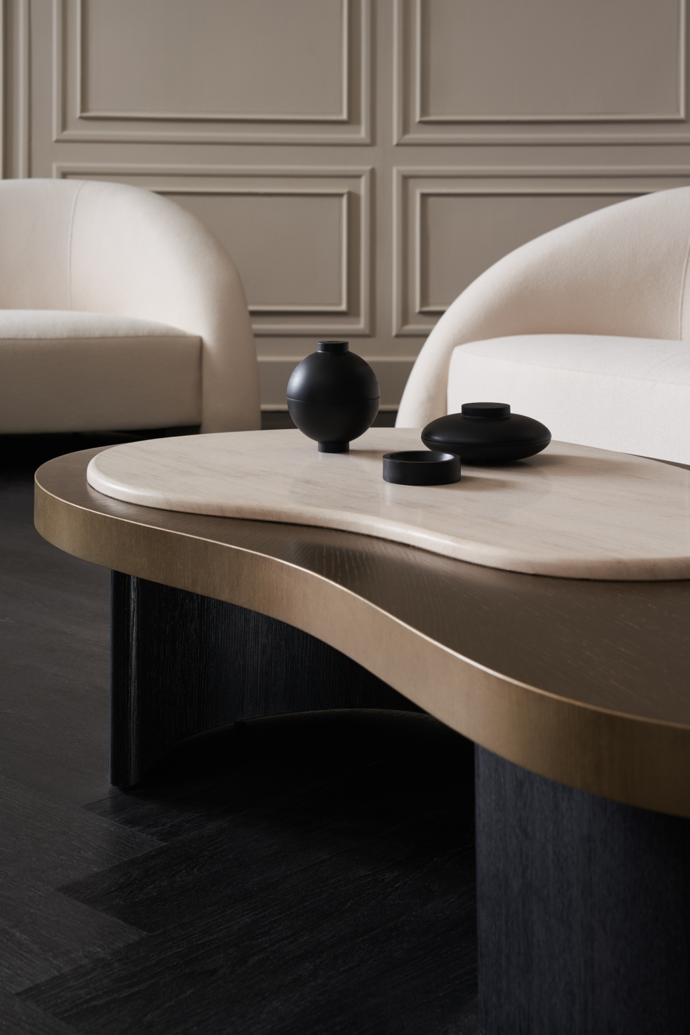  Cream Travertine Coffee Table | Oroa.com