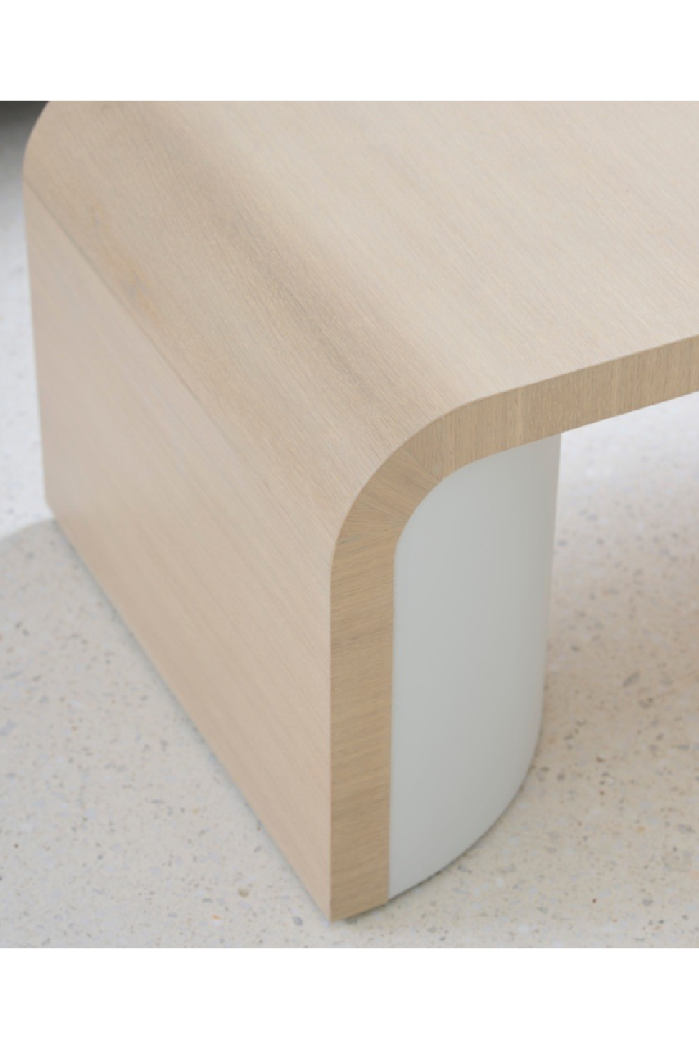   Curved Oak Coffee Table | Oroa.com