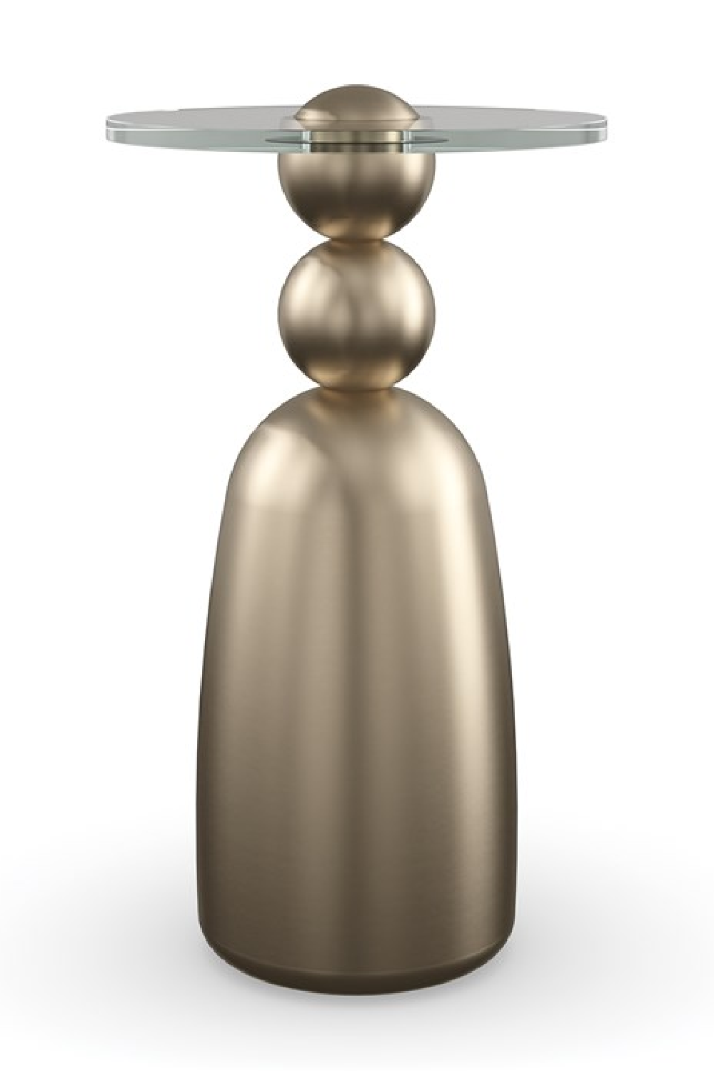   Bronze Sculpture Base Side Table | Oroa.com