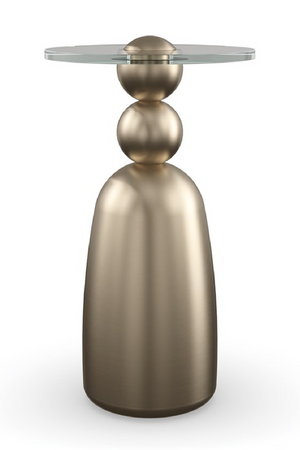   Bronze Sculpture Base Side Table | Oroa.com