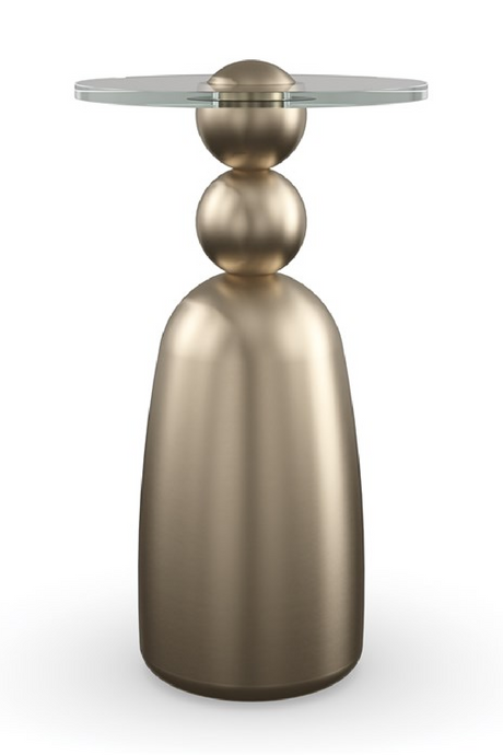   Bronze Sculpture Base Side Table | Oroa.com