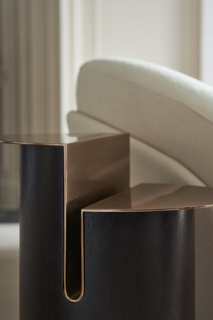   Bronze Split-Top Side Table | Oroa.com