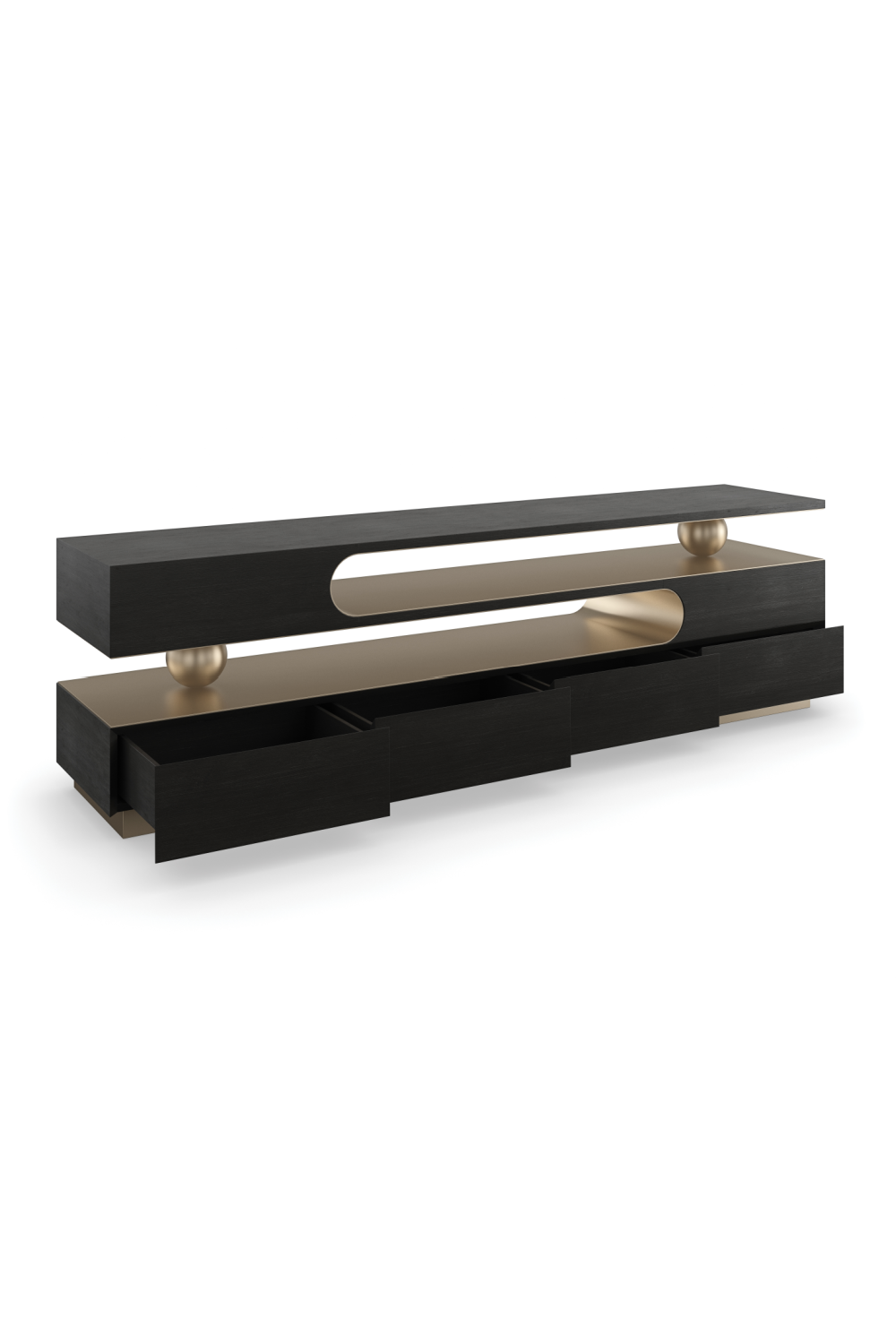   Modern 4-Drawer Media Unit | Oroa.com