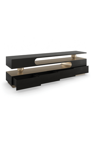   Modern 4-Drawer Media Unit | Oroa.com