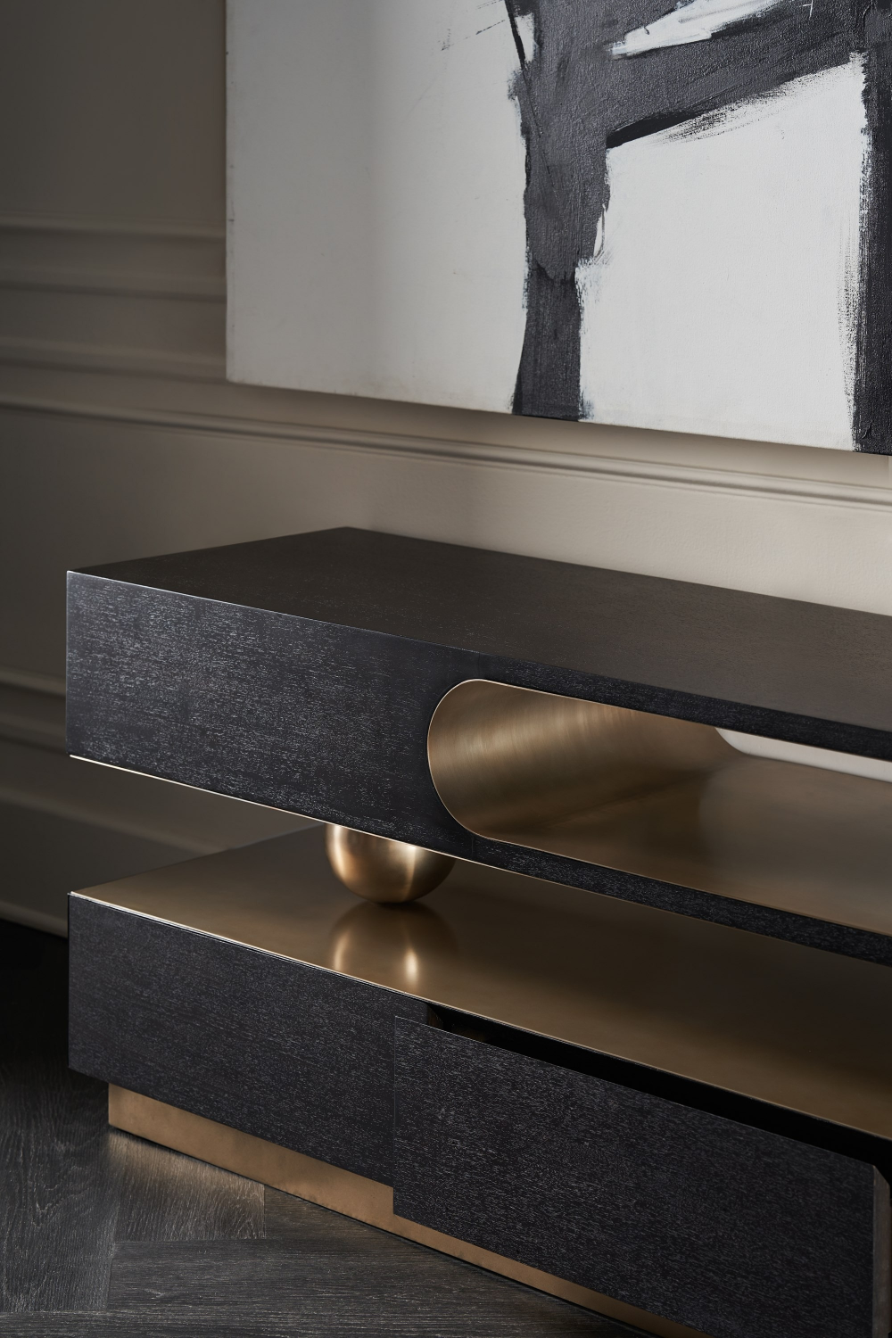   Modern 4-Drawer Media Unit | Oroa.com