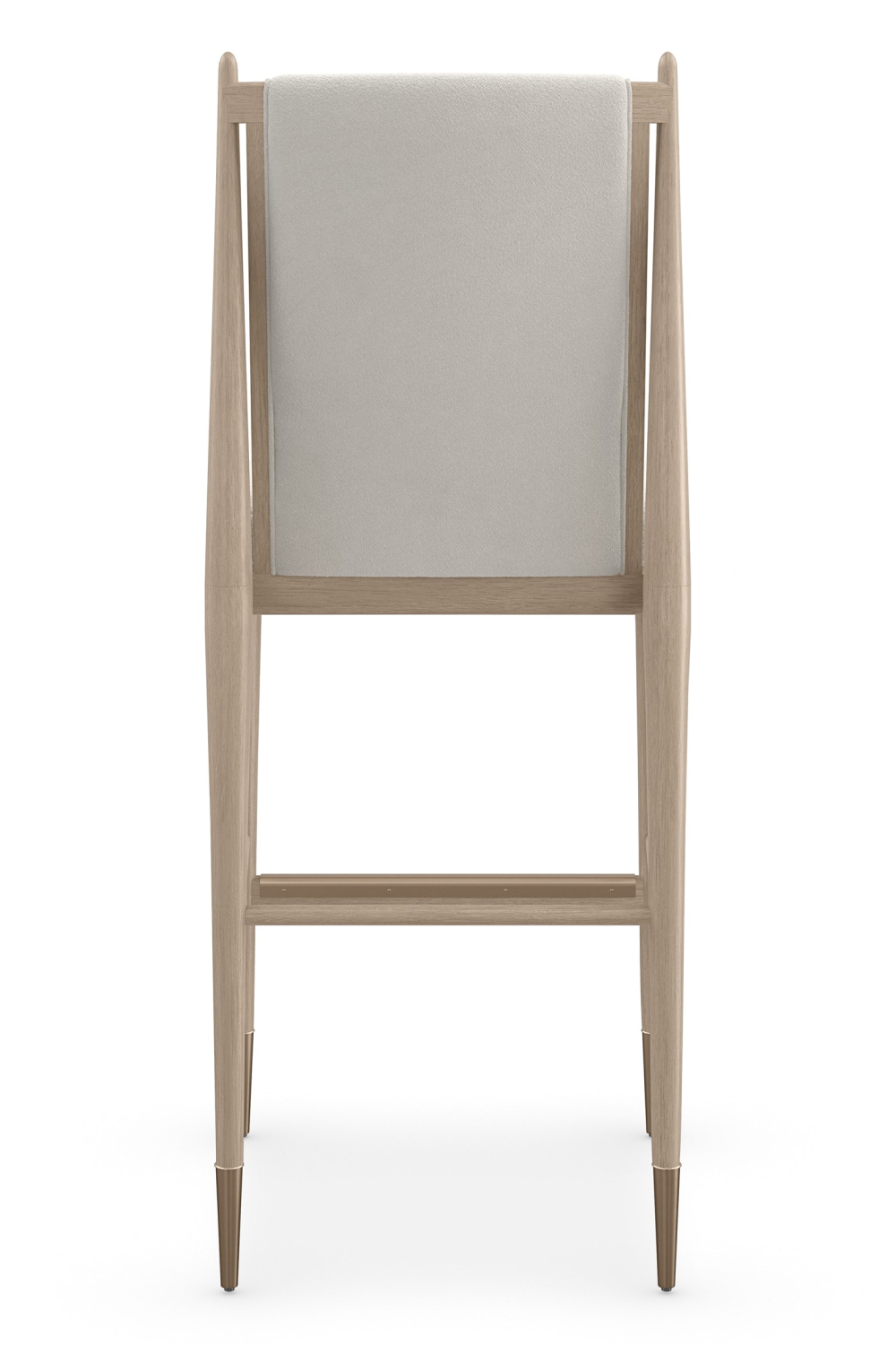   Ivory Bouclé Bar Stool | Oroa.com