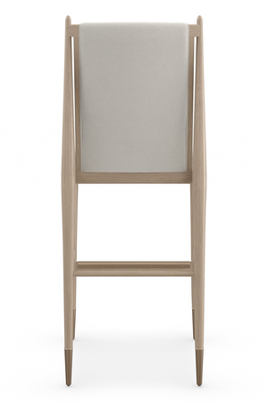   Ivory Bouclé Bar Stool | Oroa.com