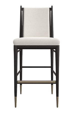   Ivory Bouclé Bar Stool | Oroa.com