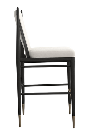   Ivory Bouclé Bar Stool | Oroa.com