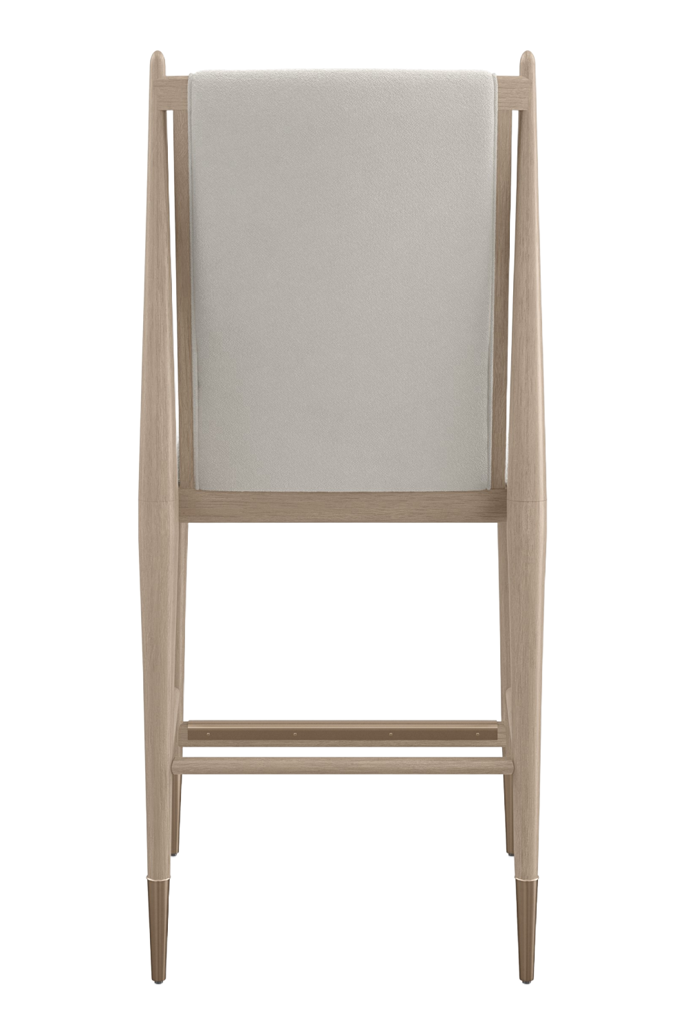   Ivory Bouclé Counter Stool | Oroa.com