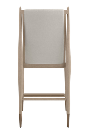   Ivory Bouclé Counter Stool | Oroa.com