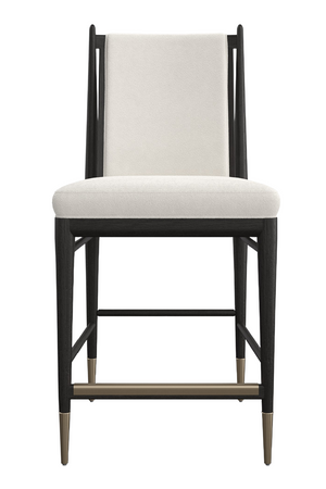   Ivory Bouclé Counter Stool | Oroa.com