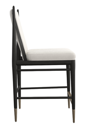   Ivory Bouclé Counter Stool | Oroa.com