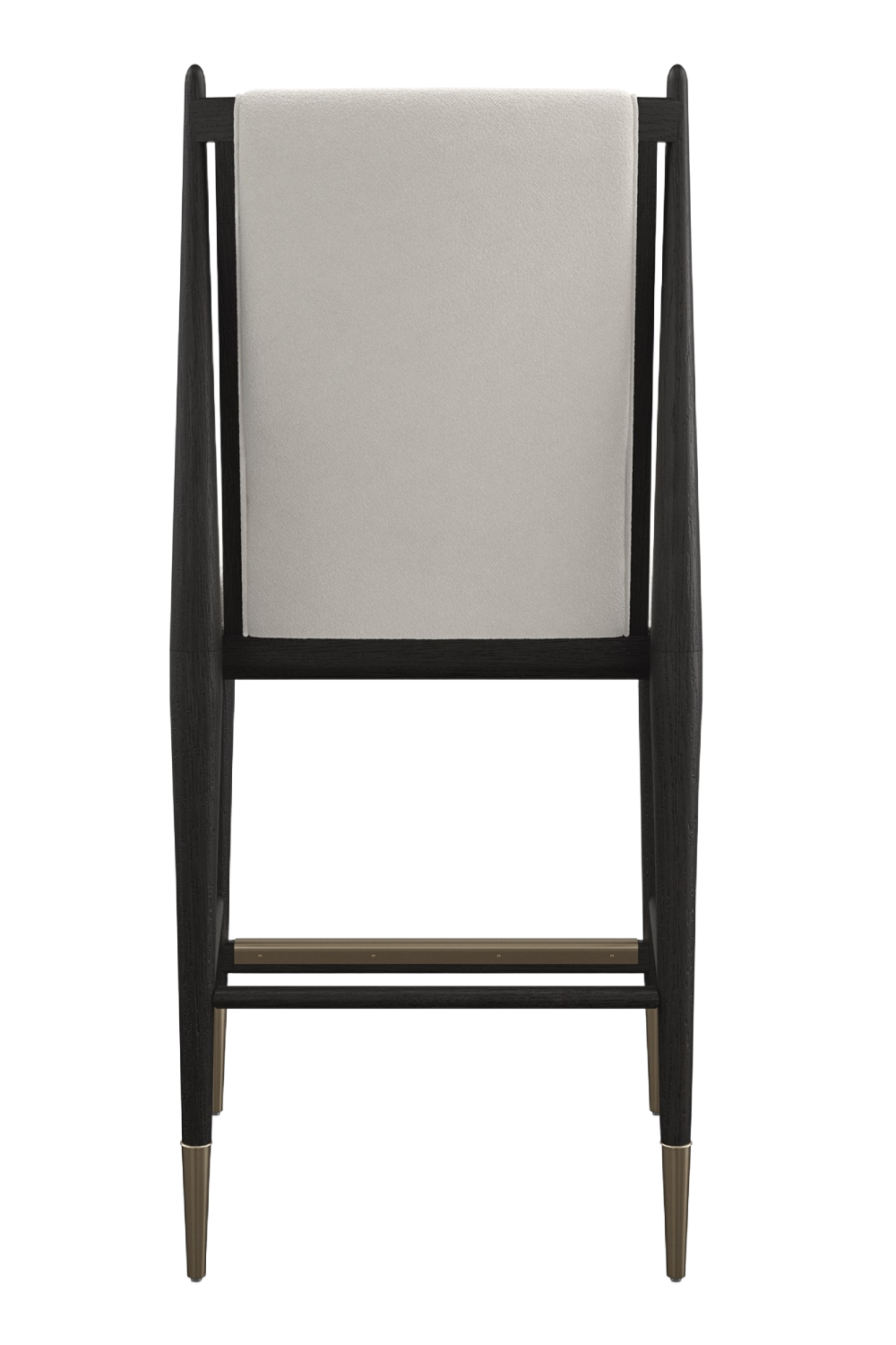   Ivory Bouclé Counter Stool | Oroa.com