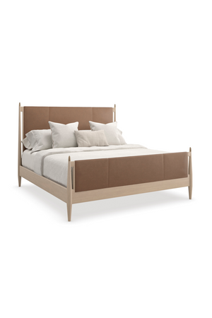   Brown Leather Bed | Oroa.com