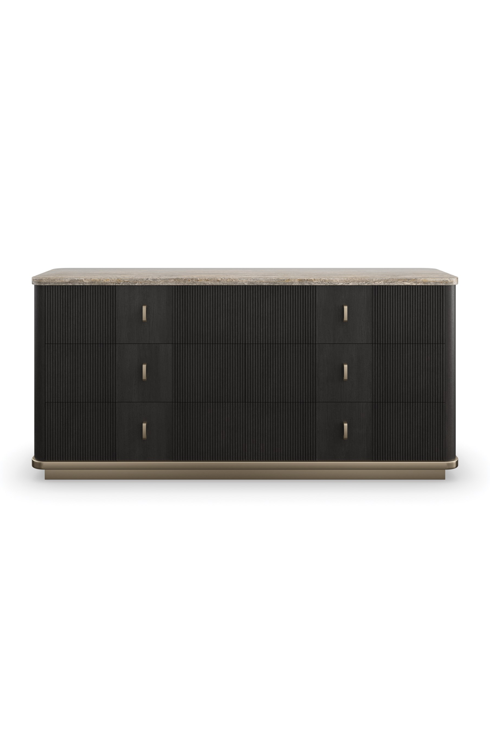   Black Ash 6-Door Dresser | Oroa.com