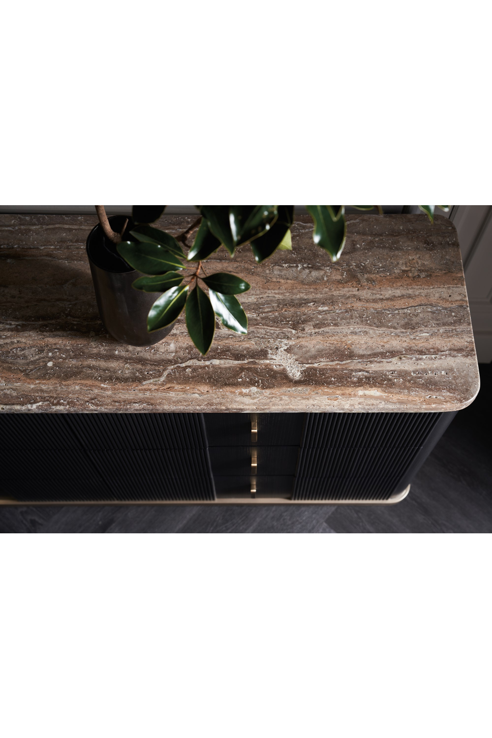   Black Ash 6-Door Dresser | Oroa.com