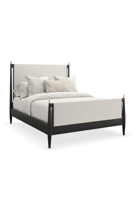   Ivory Bouclé Bed | Oroa.com