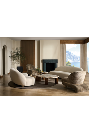   Bouclé Serpentine Sofa | Oroa.com