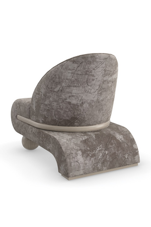   Ball Feet Velvet Accent Chair | Oroa.com