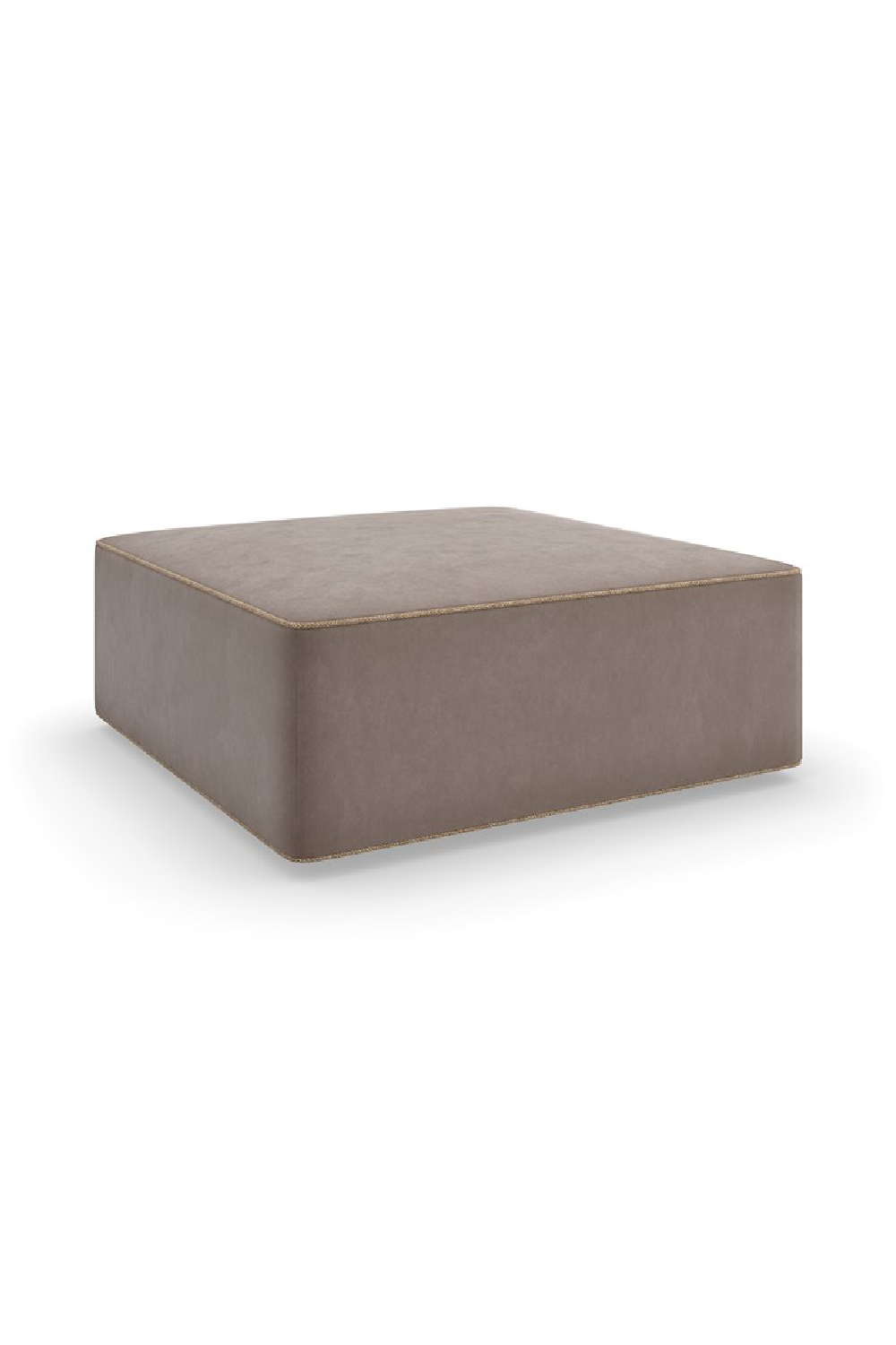   Brown Welted Sectional Sofa | Oroa.com