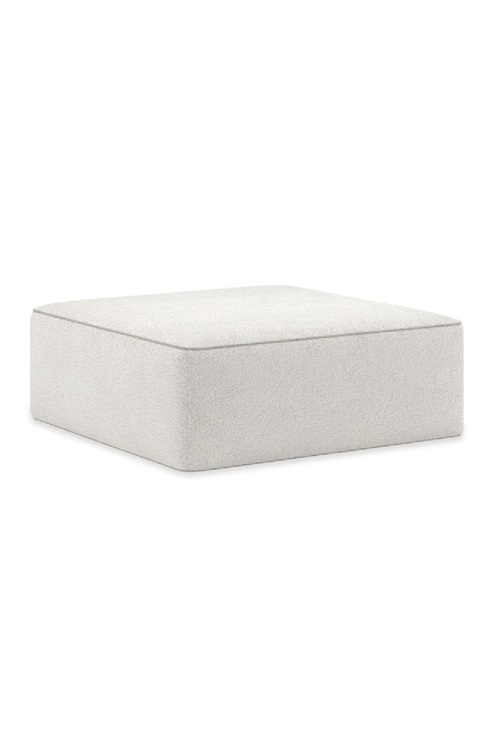   White Welted Sectional Sofa | Oroa.com