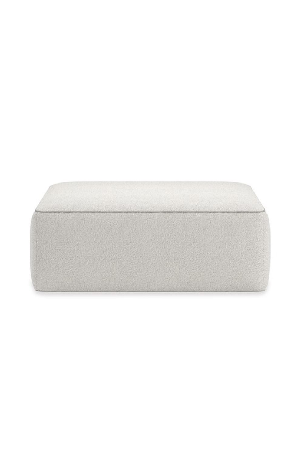   White Welted Sectional Sofa | Oroa.com