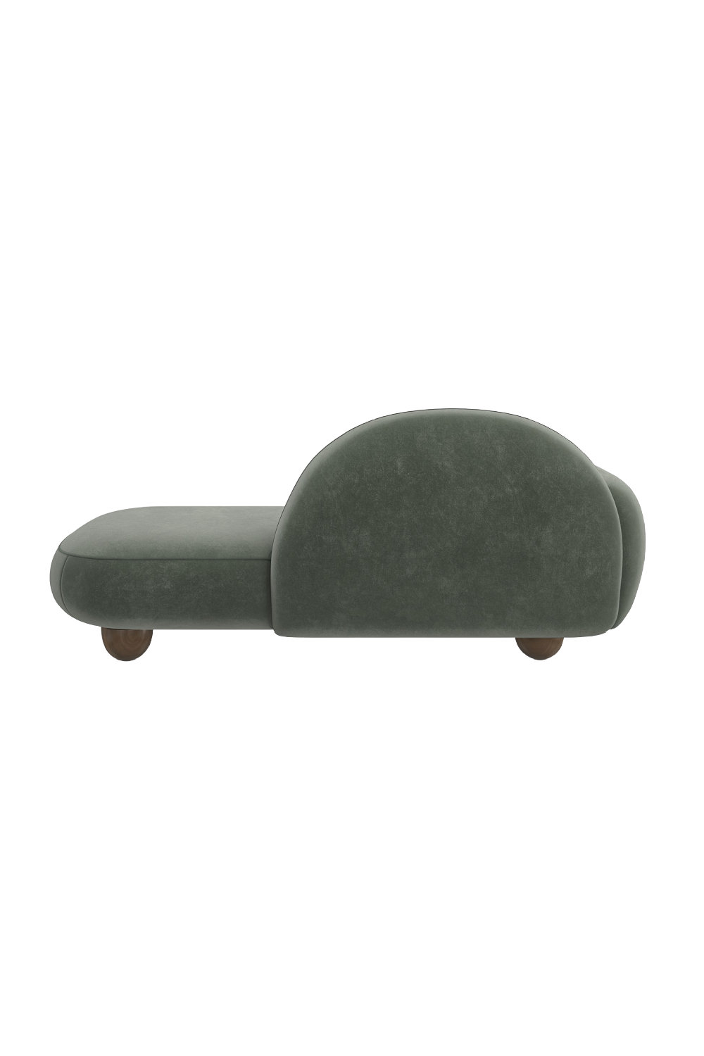   Green Velvet Chaise Lounge | Oroa.com