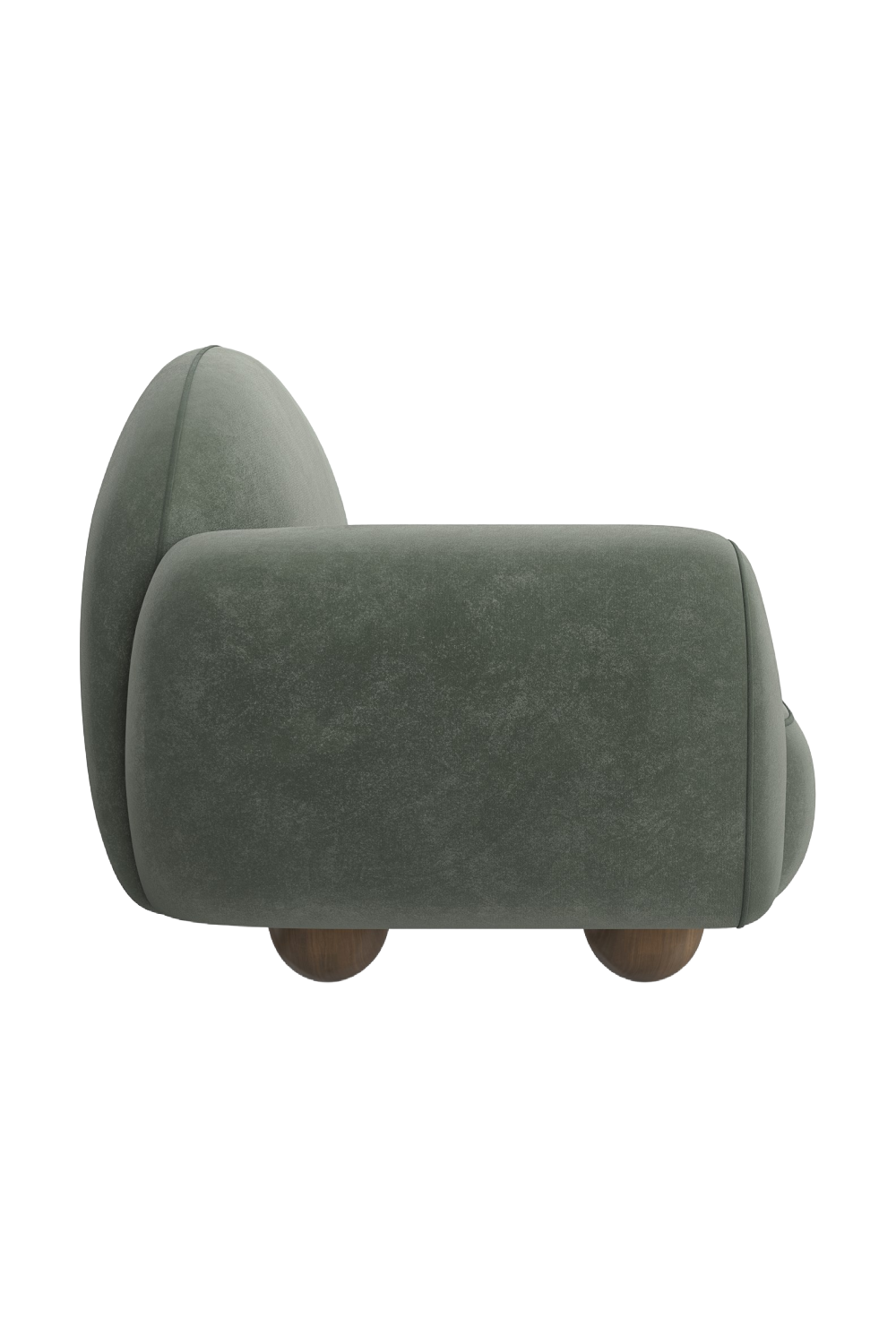   Green Velvet Chaise Lounge | Oroa.com