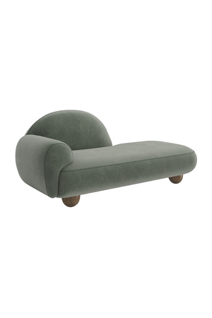   Green Velvet Chaise Lounge | Oroa.com