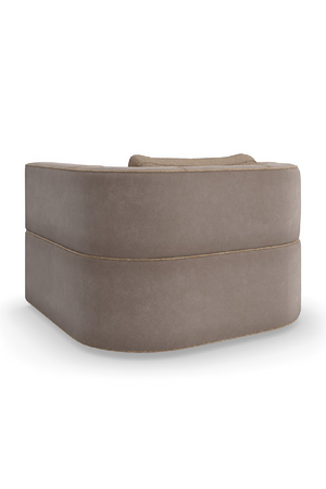   Warm Gray Lounge Chair | Oroa.com