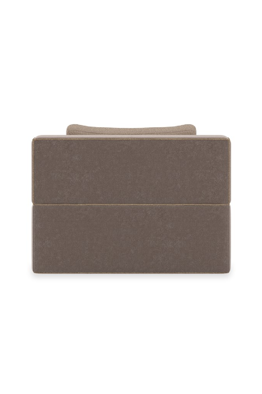   Brown Welted Sectional Sofa | Oroa.com