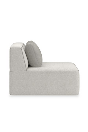   White Welted Sectional Sofa | Oroa.com
