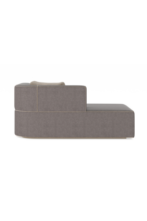   Brown Leather Chaise Lounge | Oroa.com