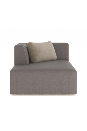   Brown Leather Chaise Lounge | Oroa.com