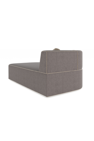   Brown Leather Chaise Lounge | Oroa.com