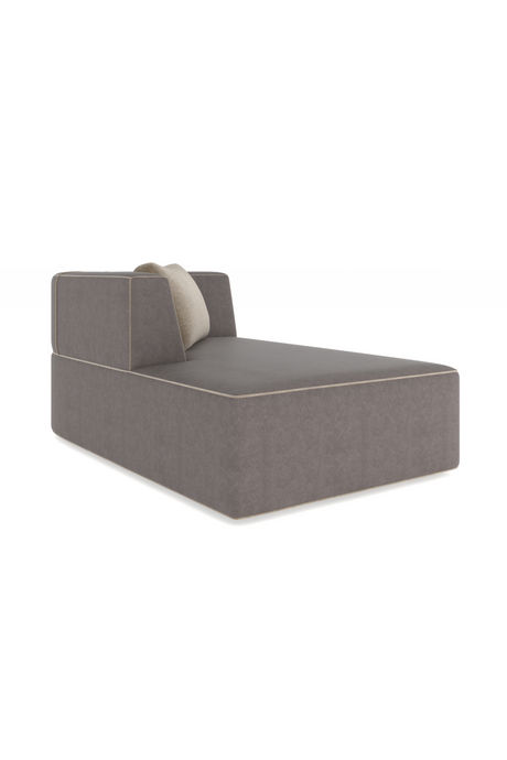   Brown Leather Chaise Lounge | Oroa.com
