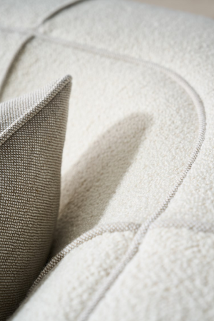   White Welted Sectional Sofa | Oroa.com