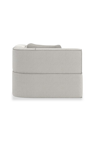  White Welted Sectional Sofa | Oroa.com